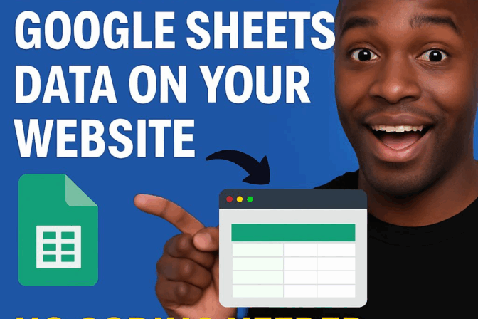 How to Embed a Google Sheet on Your Website